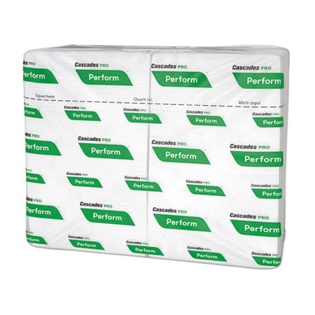 Cascades Pro Cascades, Perform Interfold Napkins, 1-Ply, 6 1/2 X 4 1/4, White, 6016PK T410